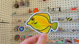 Yellow Tang Sticker