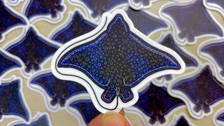 Spotted Eagle Ray Sticker