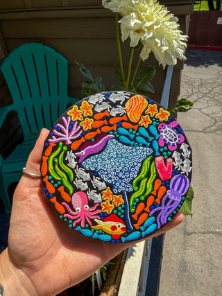 Colorful Coral Reef 5in Mini - Eagle Ray