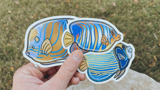 Emperor Angelfish Sticker