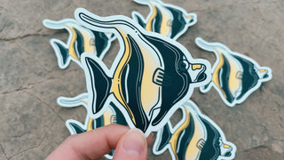 Moorish Idol Sticker