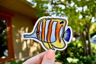 Copperband Butterflyfish Sticker