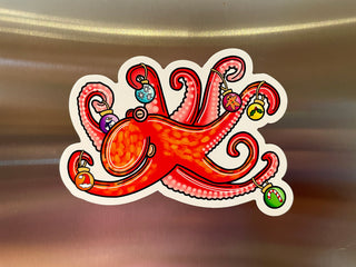 Ornament Octopus Magnet