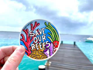 Save Our Reefs Sticker